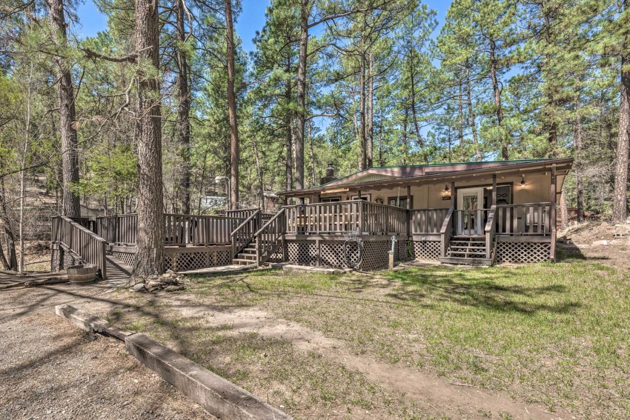 Tranquil Cabin With Stream And Deck Near Dtwn Ruidoso! Exterior foto